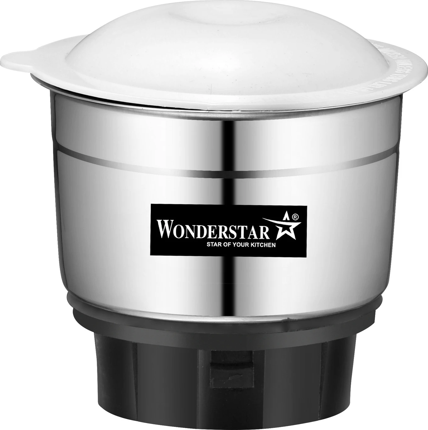 Wonder Star mixer jar 200 W Mixer Grinder (burfly chutney jar | 1 Jar | Black)