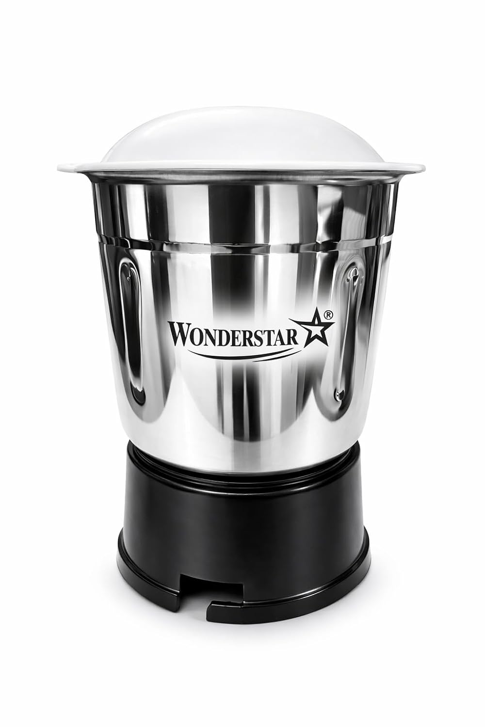 WONDER STAR 1000ML JMG Mixer Grinder Jar Only | Stainless Steel Body | SS304 Blade | Aluminium Base | 6-Teeth Coupler | L-Type 2 Lock | Compatible with Most JMG Mixer Grinders