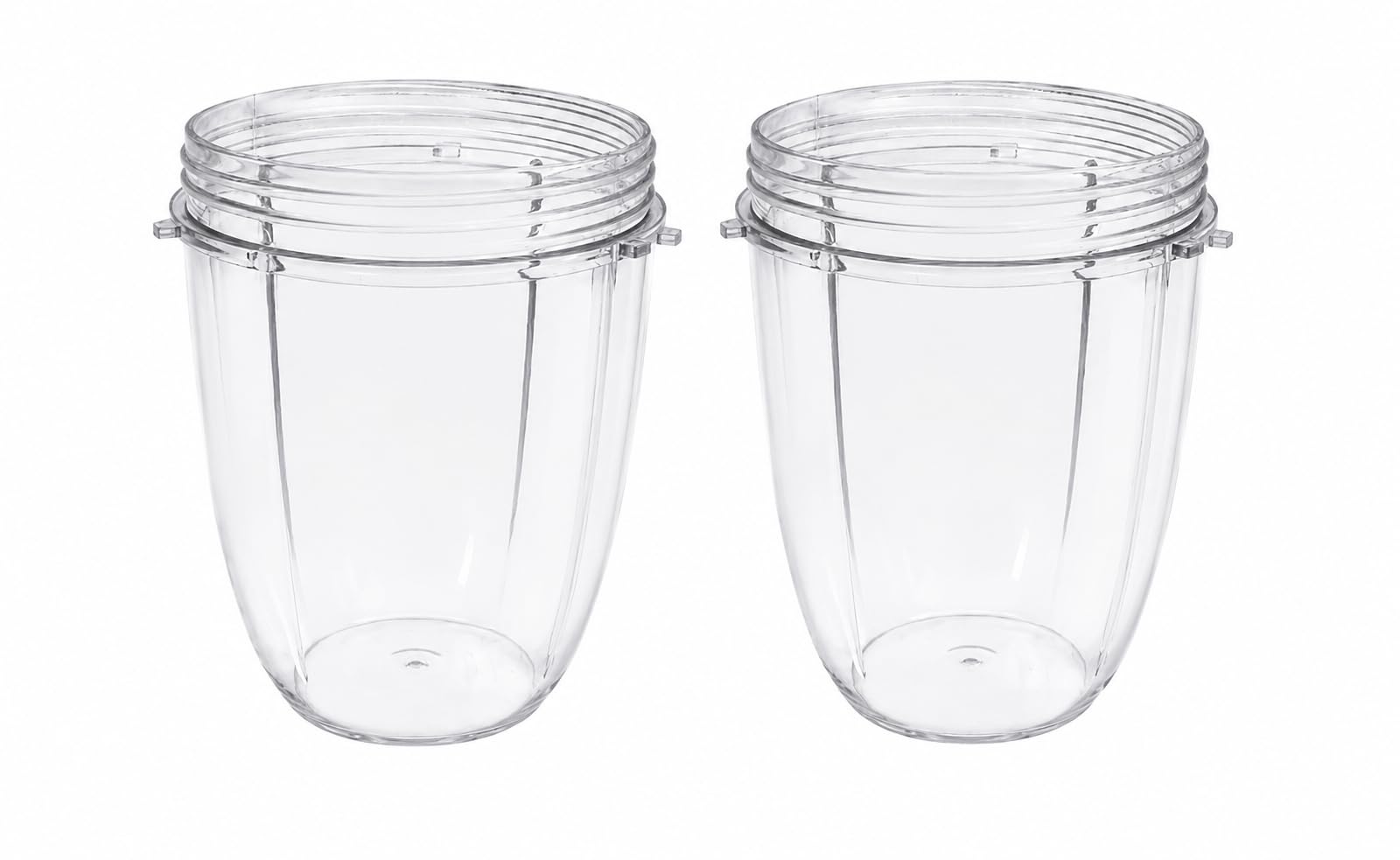 WONDER STAR Replacement Cups compatible with NutriBullet 600W and 900W, 18 oz, Clear, BPA-Free, 2 Pack