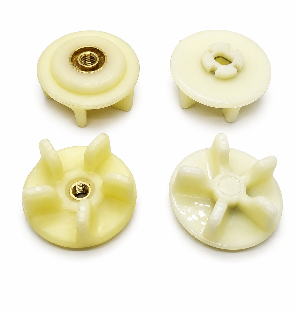 WONDER STAR Vidiem Pentalock Coupler Set Compatible with Vidiem Mixer Grinder, 5-Leg Motor & Jar Couplers, High-Grade Nylon, 2+2 Pieces Replacement Kit